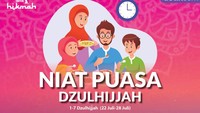 Niat Puasa Dzulhijjah, Arab dan Terjemahan