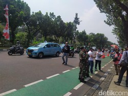 Demo Pekerja Hiburan Malam di Balkot DKI Bubar, Lalin Kembali Normal