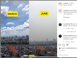 Potret Perbandingan Udara Jakarta Maret dan Juni: New Normal, Polusi Pekat Lagi