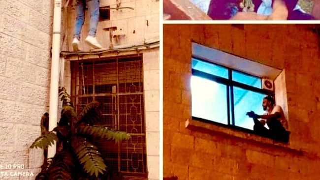 Pria Palestina Rela Panjat Tembok RS Demi Ibu