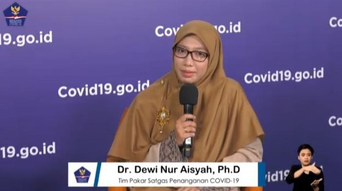 Anggpta Tim Pakar Satgas COVID-19 Dewi Nur Aisyah