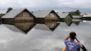 Foto Konawe yang Terendam Banjir Setinggi 4 Meter