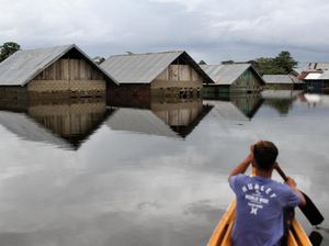 Foto Konawe yang Terendam Banjir Setinggi 4 Meter