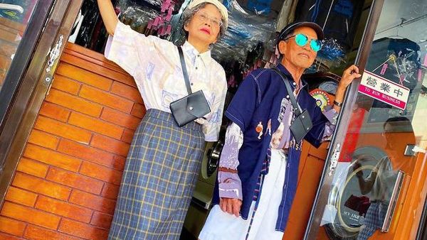 Deretan Gaya Nyentrik Lansia Gaul Asal Taiwan