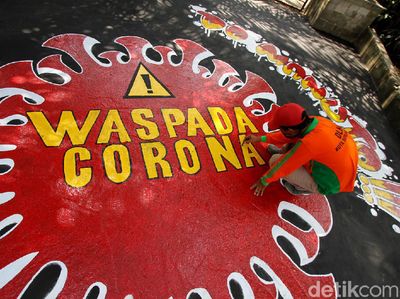 Mural Waspada Virus Corona Hiasi Jalan di Solo