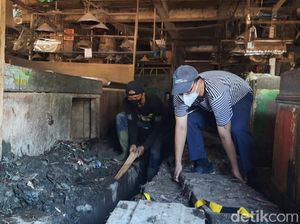 Pemkot dan PD Pasar Kerja Bakti Keputran, Tak Ada Pedagang Turun Tangan