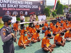 Operasi Sikat Semeru, Polresta Banyuwangi Ungkap 105 Kasus, Amankan 78 Bandit