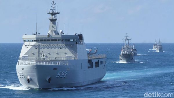 Potret TNI AL Gelar Latihan Operasi Gabungan