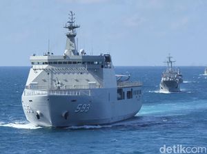 Potret TNI AL Gelar Latihan Operasi Gabungan