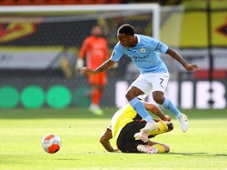 Watford Vs Man City: Dua Gol Sterling Jadi Pembeda di Babak I