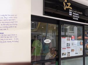 Tak Habiskan Pesanannya, Pelajar Ini Tulis Surat Menyentuh untuk Restoran Tak Habiskan Pesanannya, Pelajar Ini Tulis Surat Menyentuh untuk Restoran
