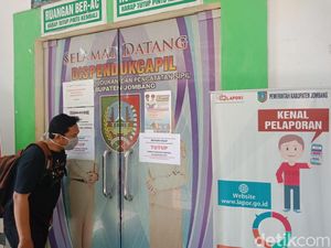 Kepala Dinas Positif COVID-19, Kantor Dispendukcapil Jombang Ditutup Kepala Dinas Positif COVID-19, Kantor Dispendukcapil Jombang Ditutup