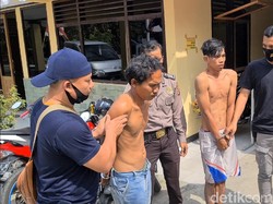 2 Pencuri Tabung Gas Menyerah Usai Mobil Tabrak Tebing di Sukabumi
