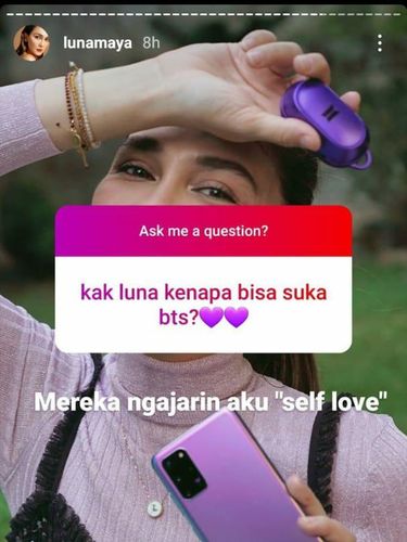 Luna Maya dan BTS
