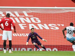 MU Tertinggal 0-1 dari West Ham di Babak Pertama