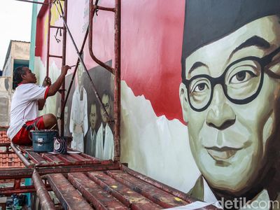 Mural Kebangsaan Mejeng Jelang Hari Kemerdekaan