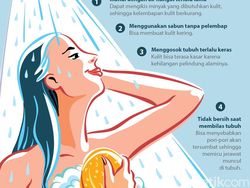 4 Kesalahan Saat Mandi yang Bikin Kulit Rusak