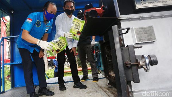 Bareskrim Polri Musnahkan Barang Bukti Narkoba