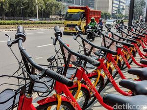 Asyik... Layanan Bike Sharing Hadir di Bundaran HI