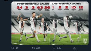 Ramai Meme Juventus, Nyonya Tua Raib di Ambang Scudetto