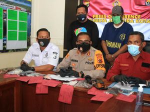Miliki Sabu dan Senpi, Residivis Narkoba Ditangkap Polisi Jayapura