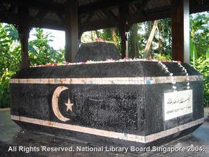 Potret Makam Raja Singapura Terakhir