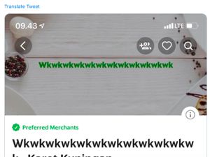Viral Nama Gerai Sandwich Wkwkwkwkwkwkwkwkwkwk, Netizen Gagal Fokus