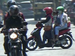 Takut Kena Razia, Banyak Pemotor Balik Arah di Purwakarta