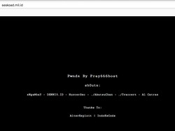 Website Seskoad Sempat Di-hack Sekarang Under Maintenance