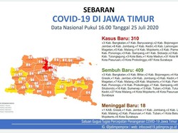 Pasien Positif COVID-19 di Jatim Tambah 310, yang Sembuh Lebih Banyak 409