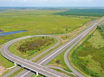 Dibangun di Atas Rawa, Ini Tol Palembang-Indralaya