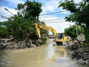 Penanganan Pascabanjir Luwu Utara Terus Berlanjut