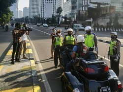 Priiitt! Motor Gede Nyelonong Masuk JLNT Casablanca Ditindak Polisi
