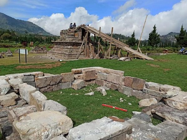 Candi Setiaki Dipugar Usai Ambles Gegara Tanah Labil