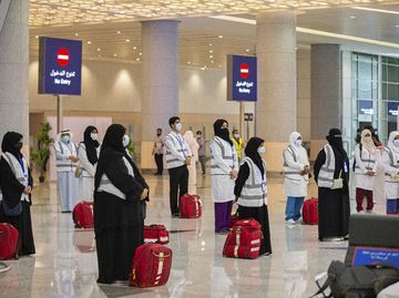 Dilaksanakan Secara Terbatas, Jemaah Haji Mulai Berdatangan