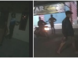 Video Geng Motor Bersenjata Tajam Teror Warga Pelabuhanratu