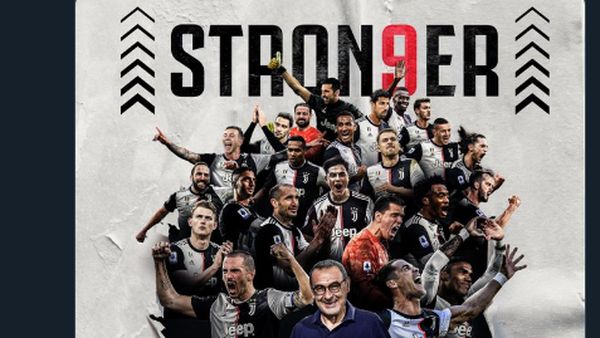Foto: Juventus Juara Liga Italia, #Stron9er pun Bergaung