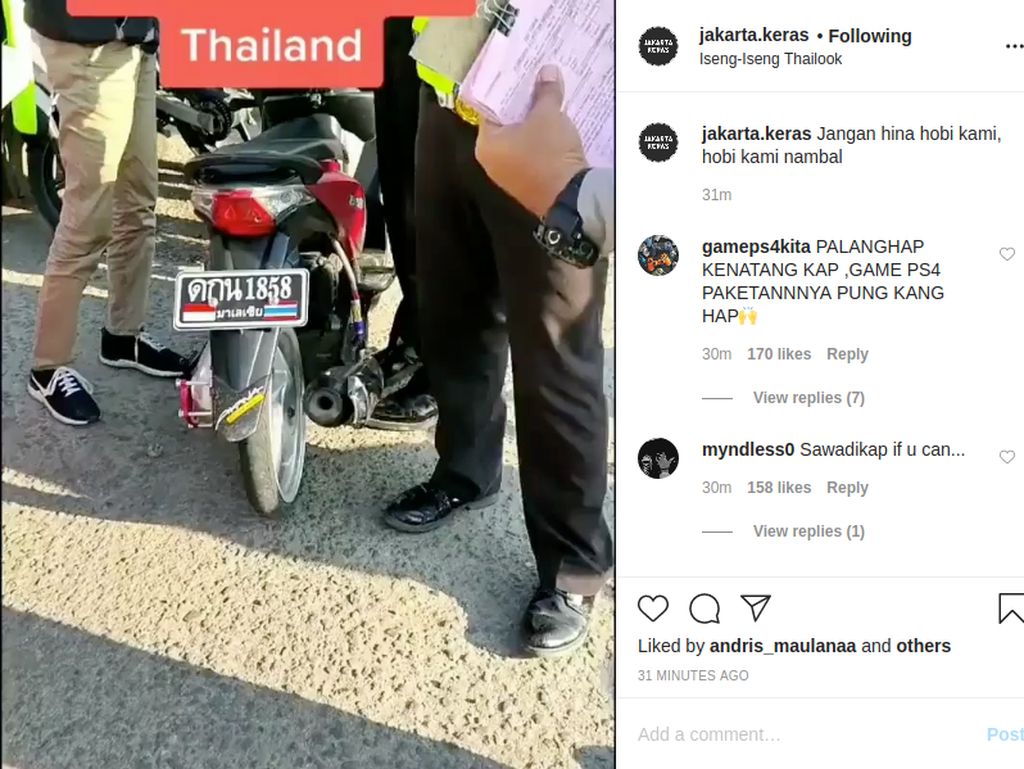 Sawadikap! Masih Pakai Pelat Nomor ala Thailand? Sanksi Ini Menanti Sawadikap! Masih Pakai Pelat Nomor ala Thailand? Sanksi Ini Menanti