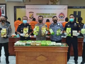 210 Kg Sabu Gagal Diselundupkan ke Aceh Selama Januari-Juli 2020