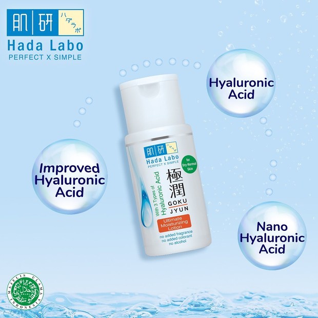 Hada Labo Gokujyun Ultimate Moisturizing Lotion/sumber: www.instagram.com/hadalaboid/ Koleksi foto produk best seller Hada Labo dengan kandungan 3 bahan utama yang membantu kulit wajah lebih sehat.