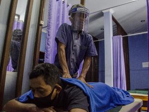 Panti Pijat Tunanetra Ini Terapkan Protokol Kesehatan