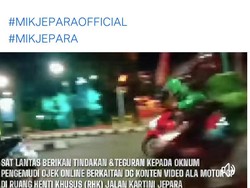 Entah Apa yang Dipikirkan, Marka Jaga Jarak Malah Dipakai Balapan