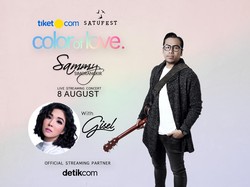 Romantis Bareng Sammy Simorangkir di Konser Color of Love
