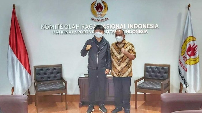 Shin Tae-yong bertemu KONI.