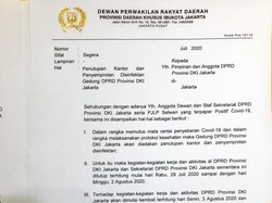Ada Anggota-Pegawai Positif Corona, Gedung DPRD DKI Ditutup 5 Hari