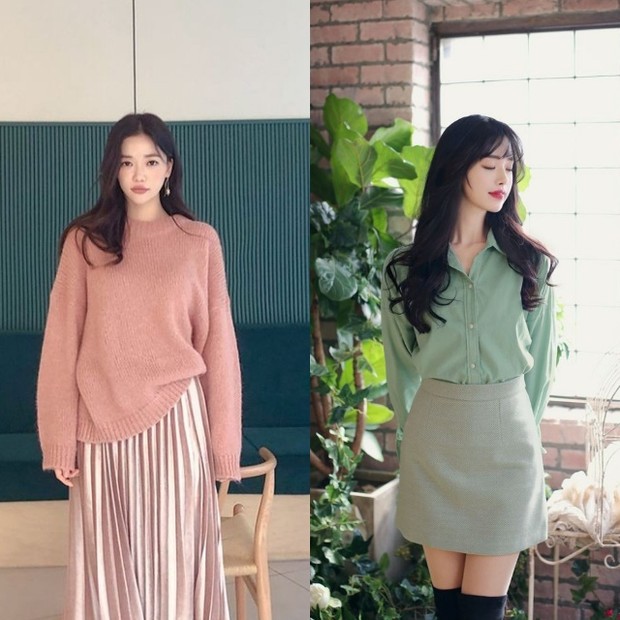 Koreanstyle/Pinterest.com Gaya fashion dengan warna senada