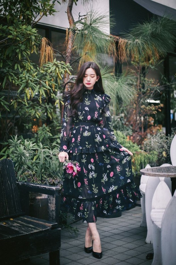 Longdress/Pinterest.com Floral dress cantik