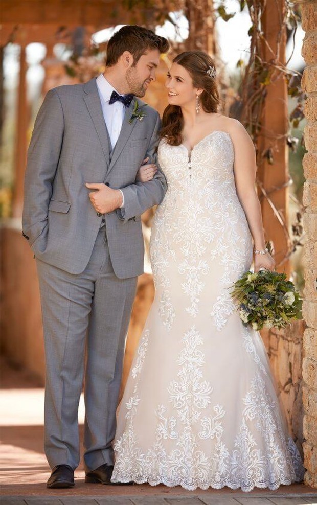 Koleksi foto busana pengantin model mermain yang membuat wanita dengan tubuh plus size terlihat makin cantik dan memesona.