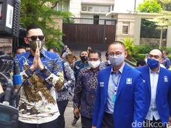 Usai ke PKS-PKB, AHY Sambangi Kantor DPP PAN