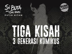 Komik Si Buta dari Gua Hantu Putih Hitam Digarap Komikus Lintas Generasi